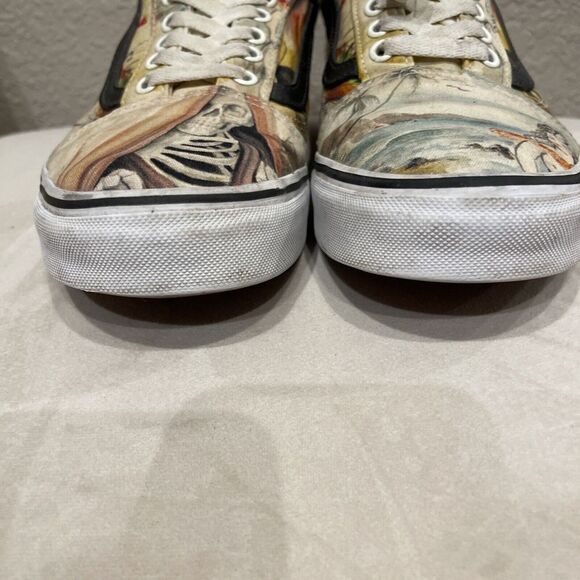 Vans Off The Wall Gallery Kostechko All Over Print Skater, Retro Size 10 - Picture 10 of 12